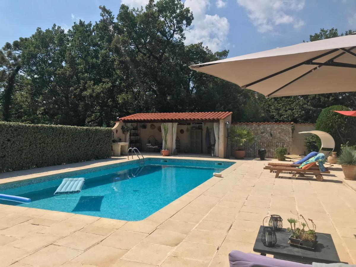 La Brindille Petit Mas Provencal Meuble De Tourisme 3 Etoiles 2-3 Personnes 1 Piece 30 M2 Tout Confort Lisiere Foret Jardin Jacuzzi Piscine Saint-Paul-en-Forêt المظهر الخارجي الصورة